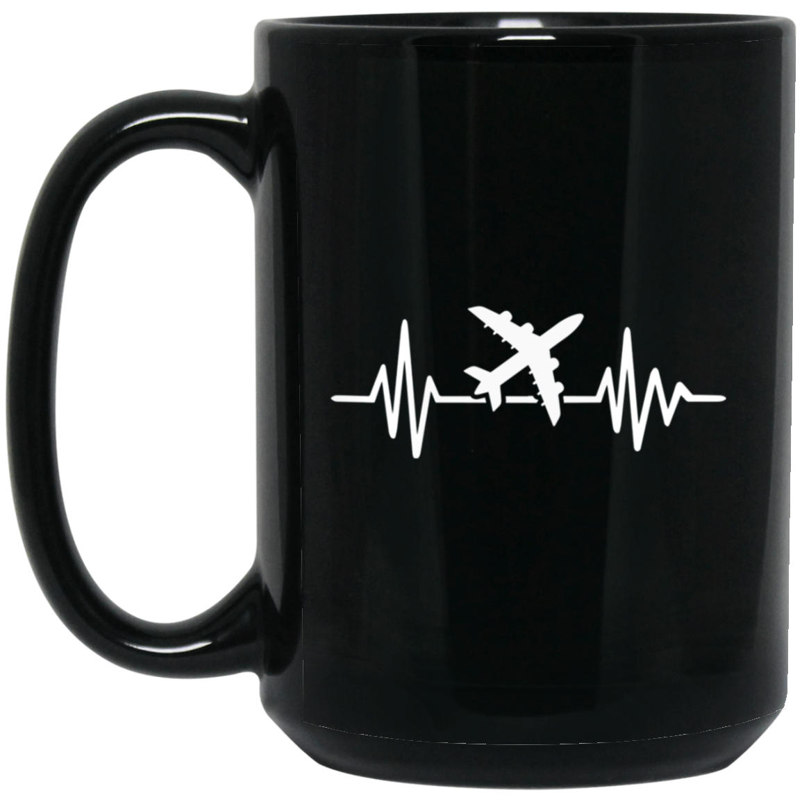 Airplane Shirt Funny Airplane Pilot Heartbeat Flying Tees