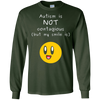 Image of Autism Awareness: Autism is NOT contagious | Smiling T-Shirt