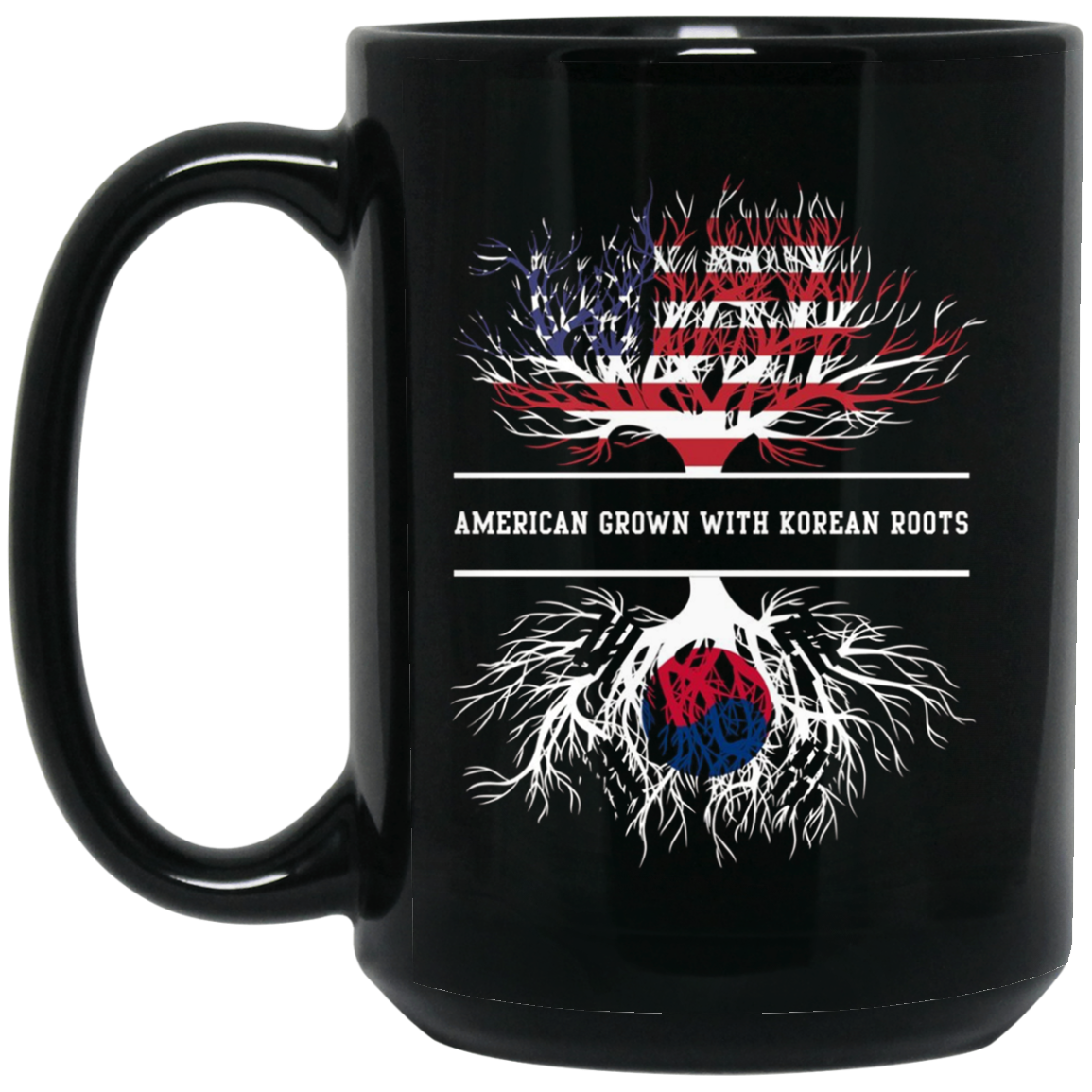 American Grown With Korean Roots T-Shirt South Korea Tee