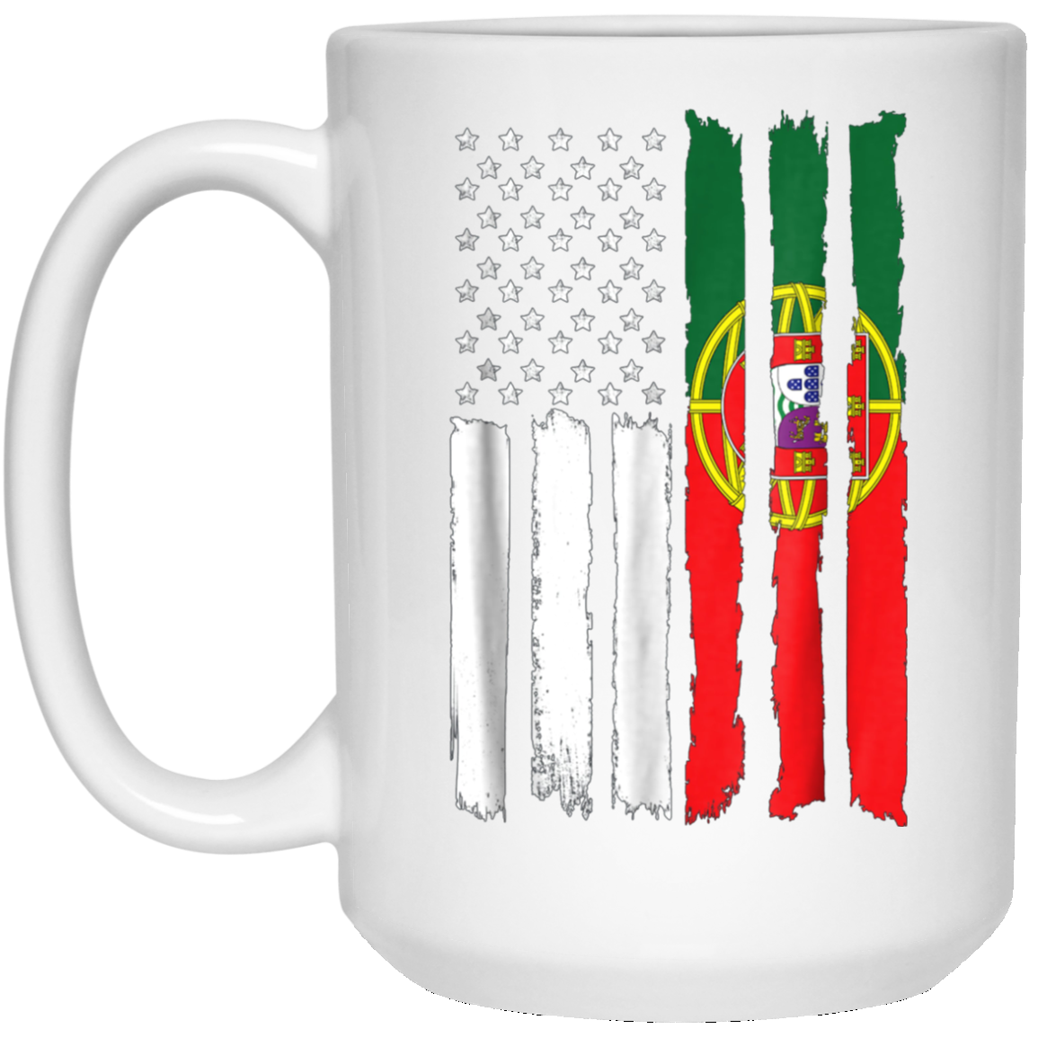 American Portugal Patriotic Flag T-shirt