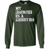 Image of Alzheimer's Awareness Tee For Grandmothers Purple Ribbon Tee