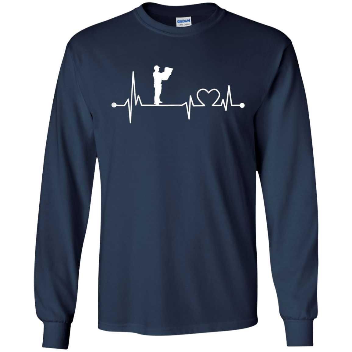 Architect Heartbeat Shirt Funny Architecture Cool Love Gift