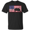 Image of American Flag Rhino Rhinoceros Conservation T-Shirt Gift