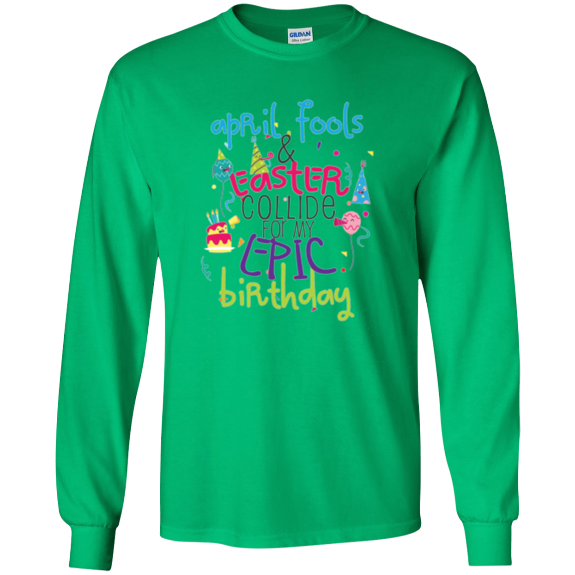 April Fools Cute Easter Birthday Gift T-Shirt Girls Boys