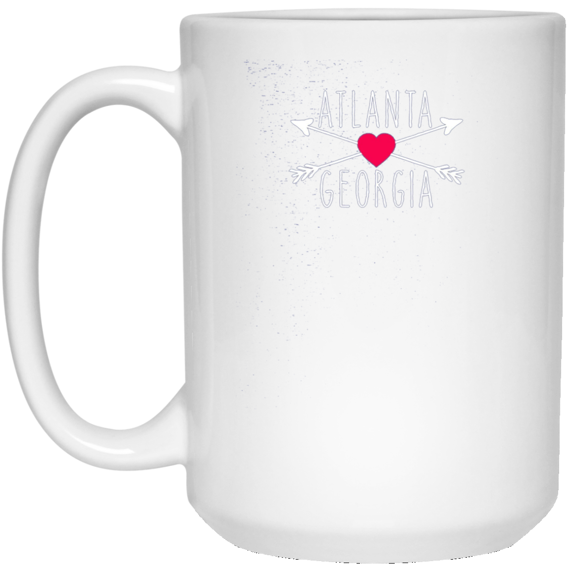 Atlanta GA Hearts and Arrows Tshirt by Scarebaby