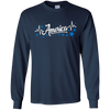 Image of America Heartbeat Blue Shirt Fourth of July Outfit Stars