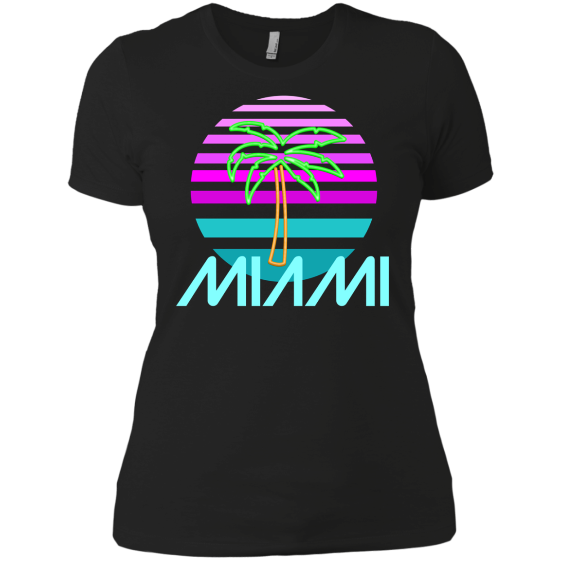 Art Deco Miami T-Shirt - Summer Fashion Tee