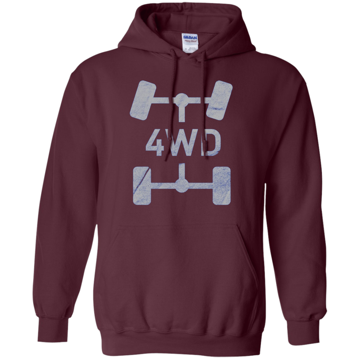 4WD Retro Long Sleeve T-Shirt Offroad Overland 4x4
