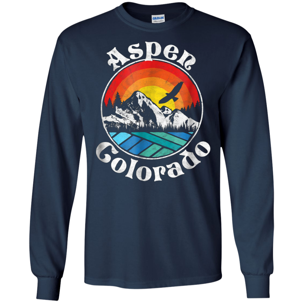 Aspen Colorado Vintage Mountain Outdoor Hiking Shirt