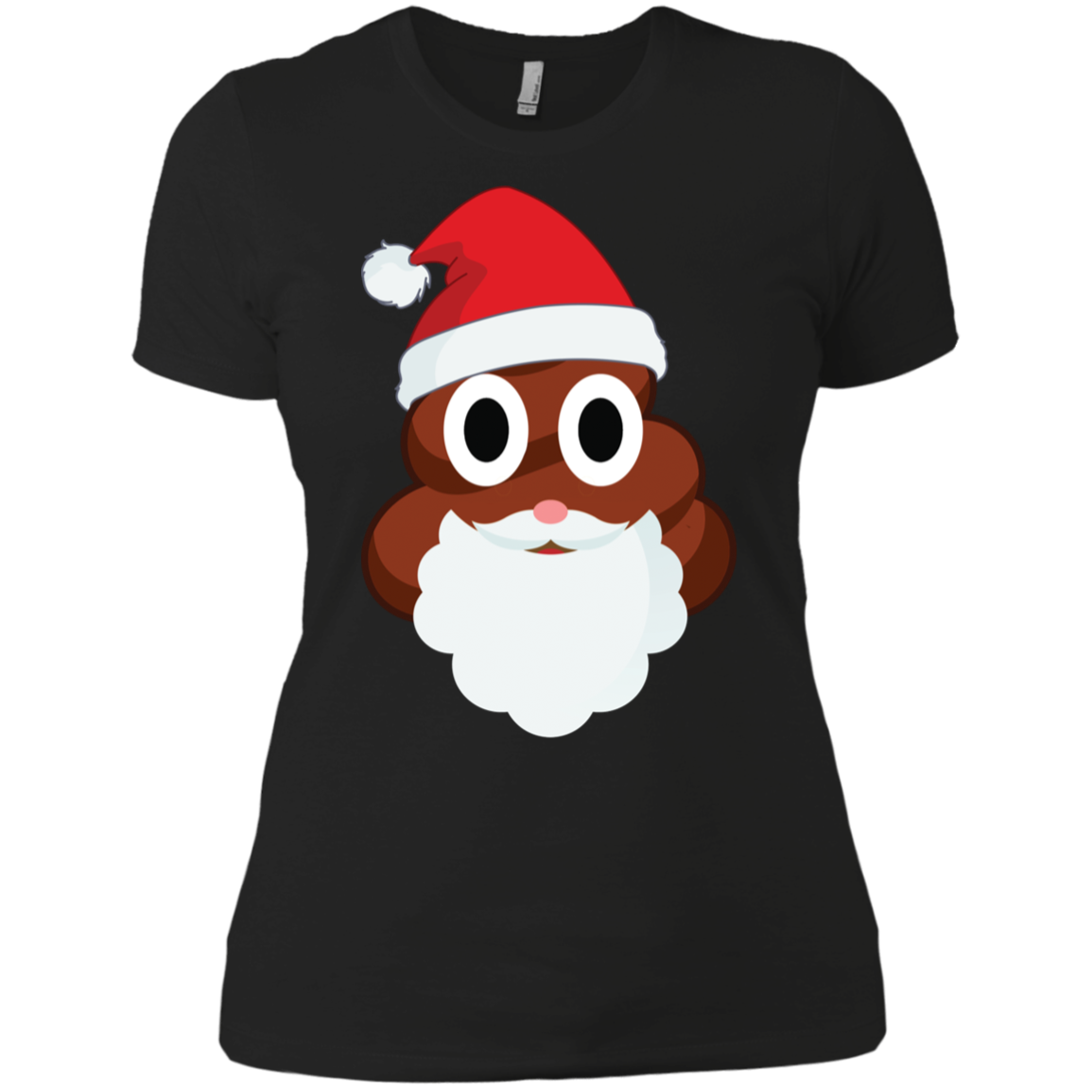 Santa Poop Emoji Funny Christmas Shirt