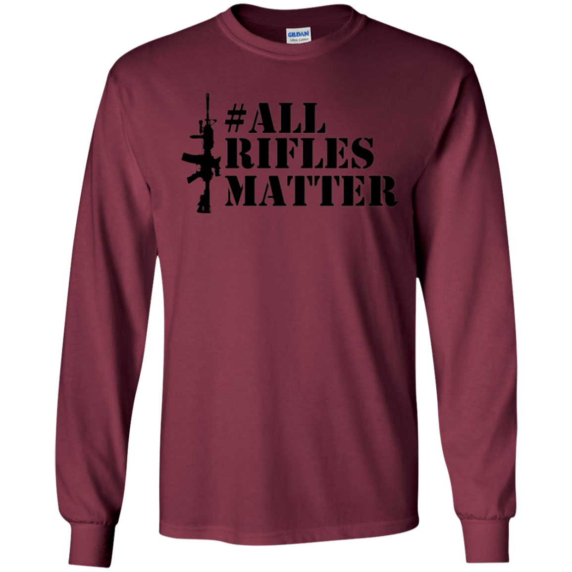 All Rifles Matter AR-15 Tactical Rifle 2nd Amendment T-shirt