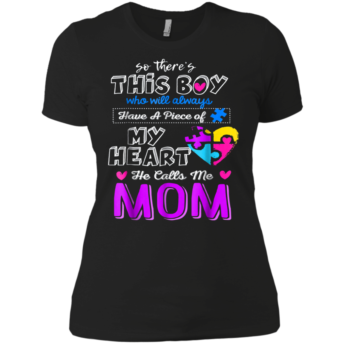 Autism Awareness Puzzle Mom Gift T Shirt