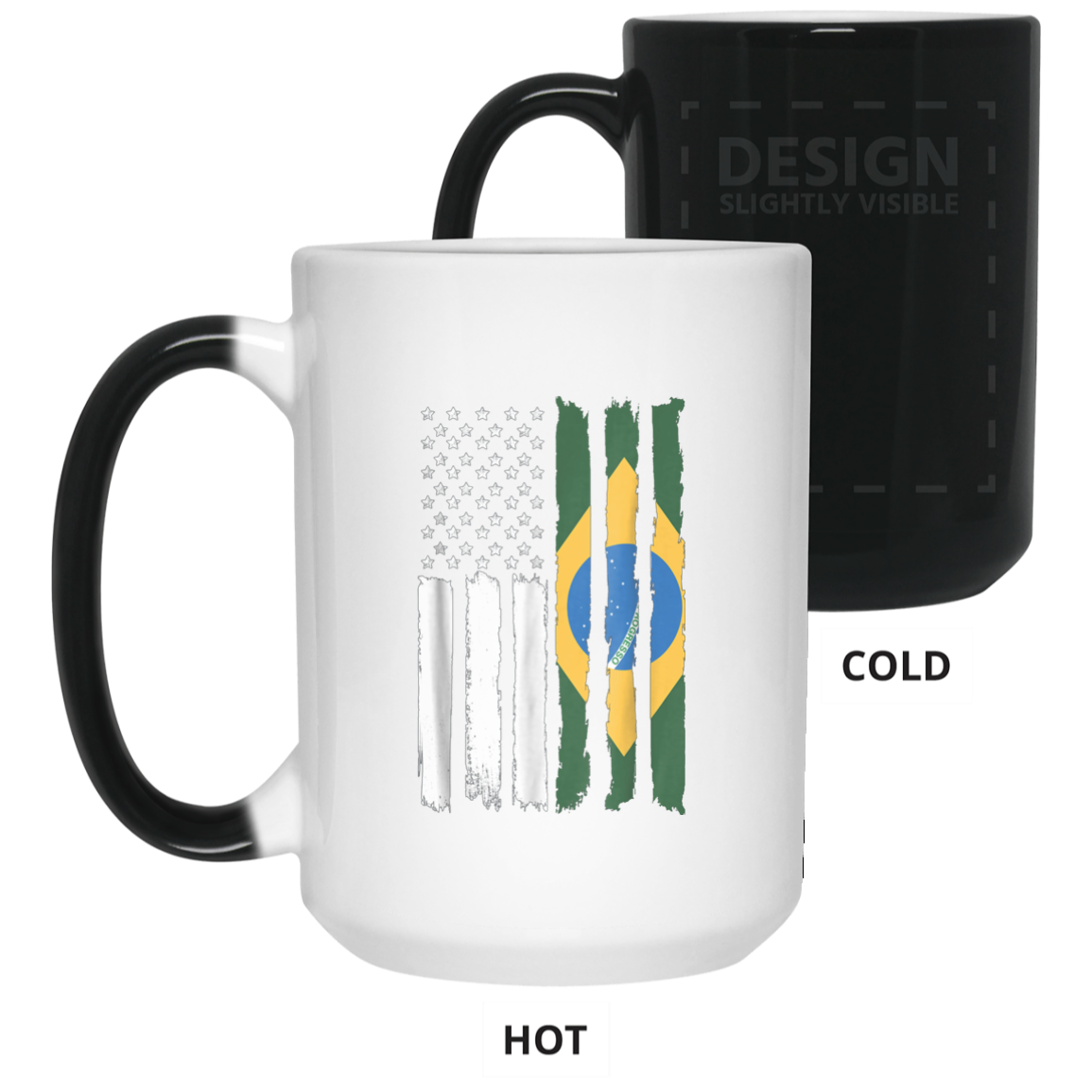 American Brazil Patriotic Flag T-shirt