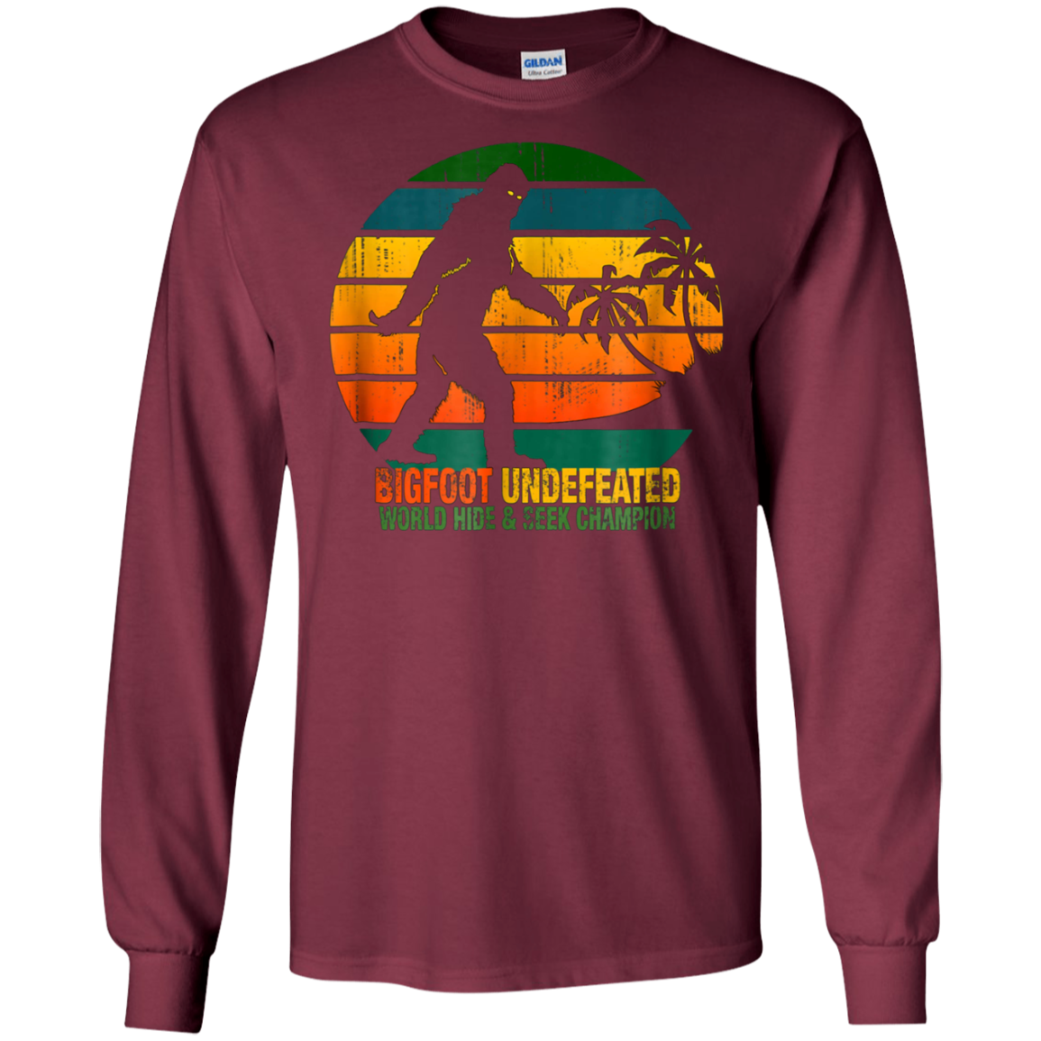 Bigfoot Undefeated World Hide & Seek Champion T Shirt