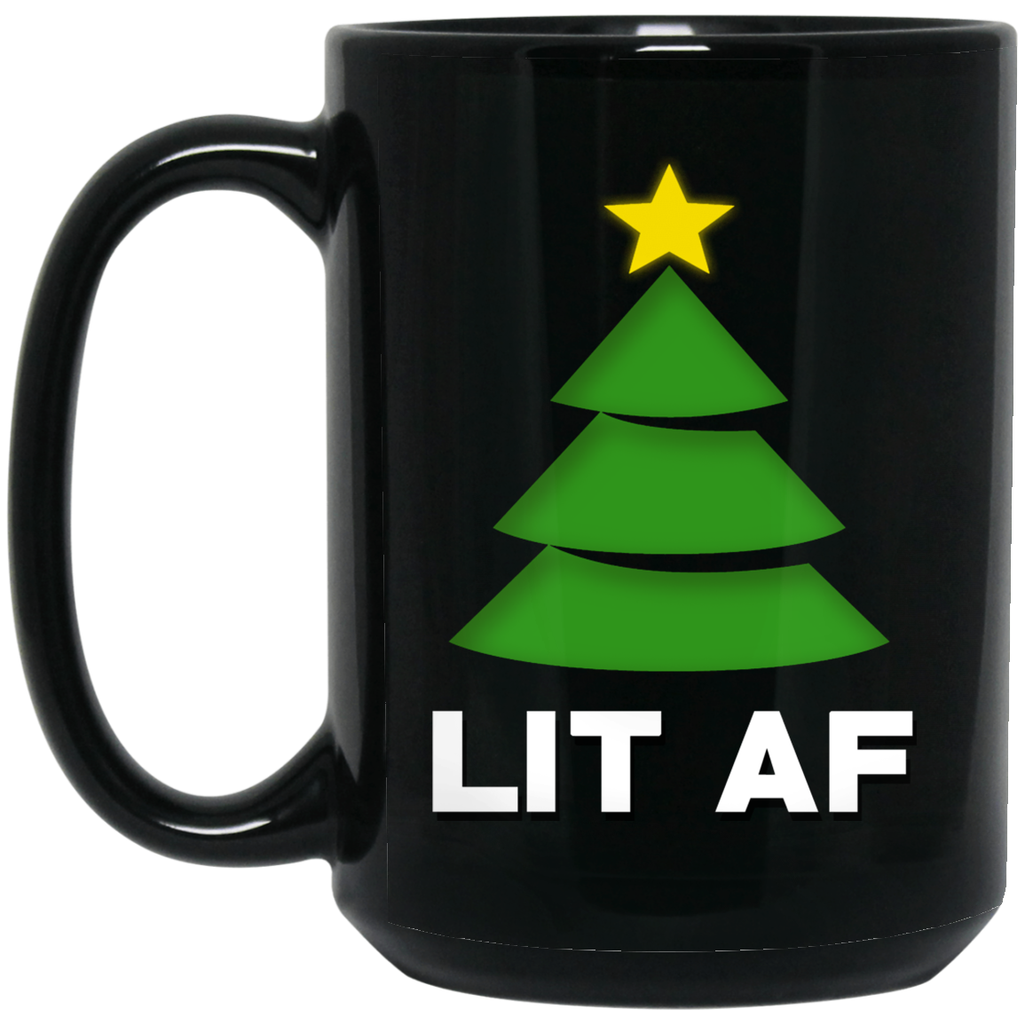 Christmas Tree Lit Af Funny Christmas Shirt
