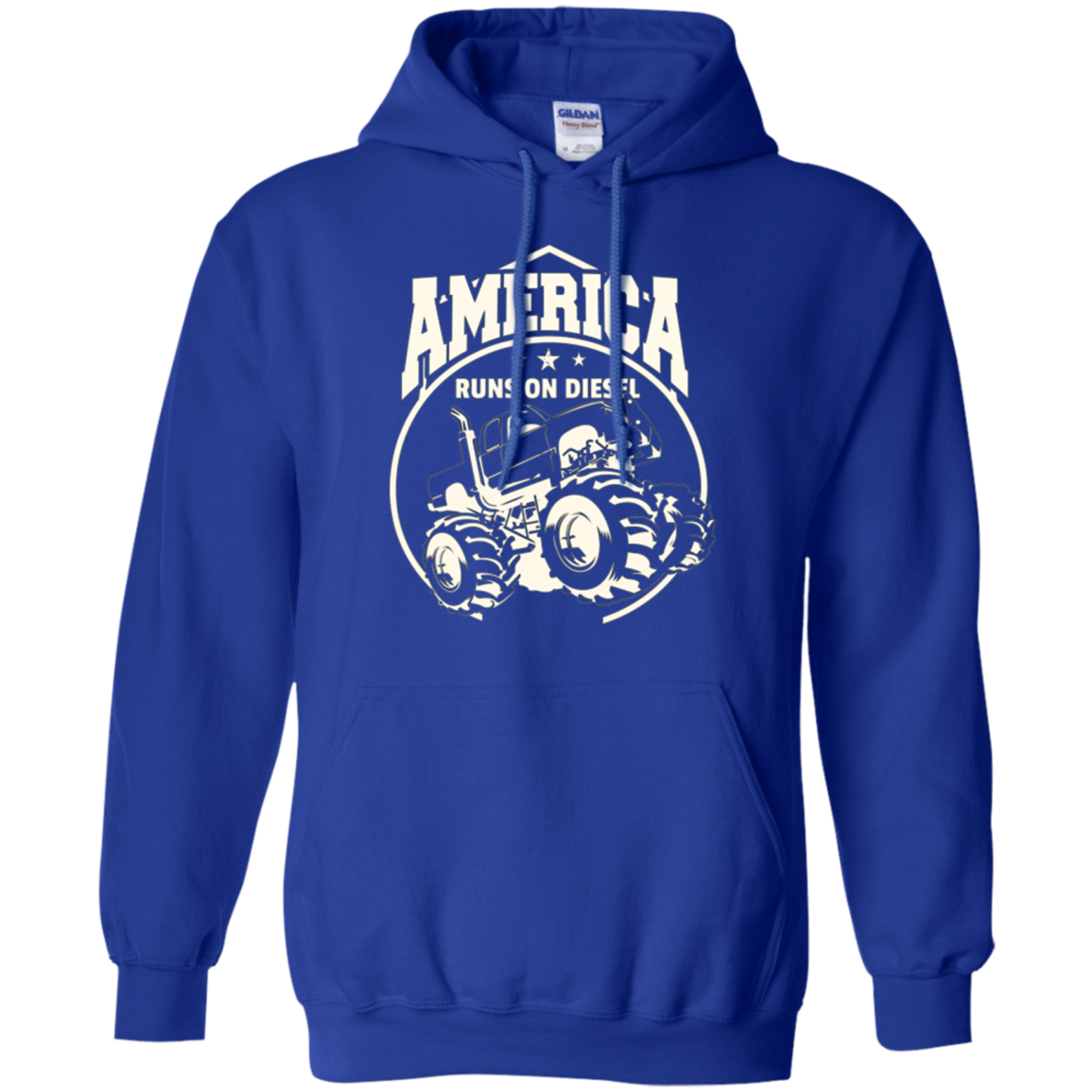 America Runs On Diesel Gear Monster SUV Truck Fans T-Shirt