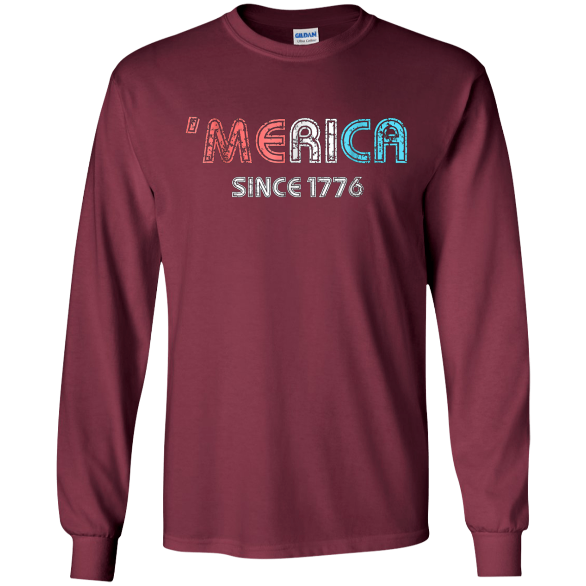 'Merica Since 1776 Shirt | Cool Retro USA Tshirt for July 4