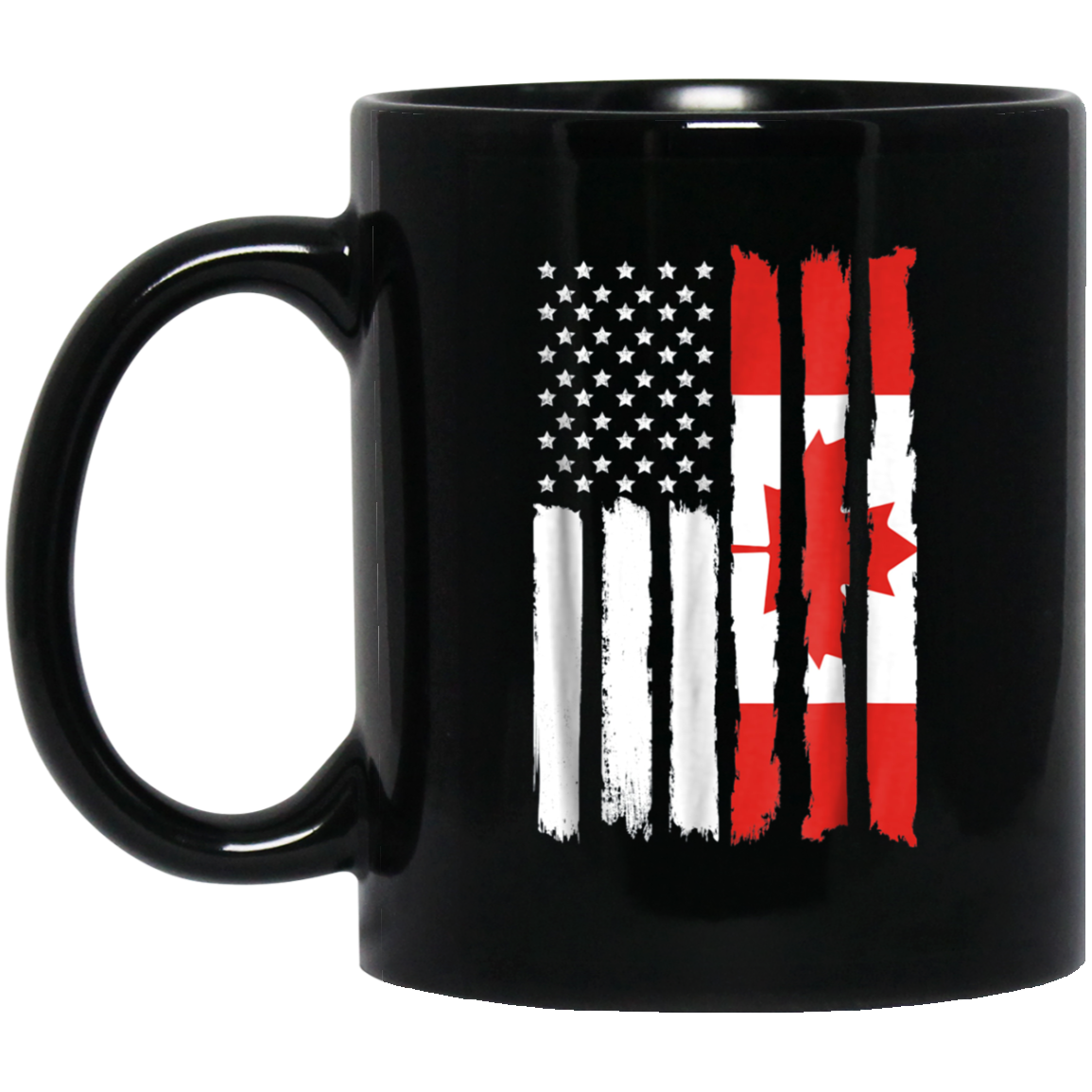 American Canada Patriotic Flag T-shirt