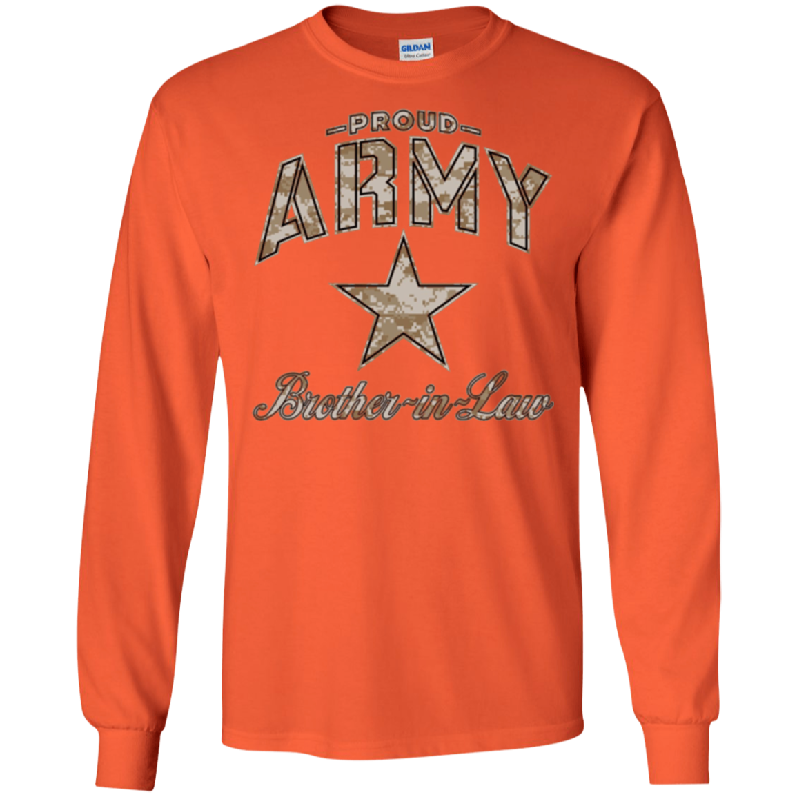Army Brother-in-Law Shirts for Men and Boys (Camo)