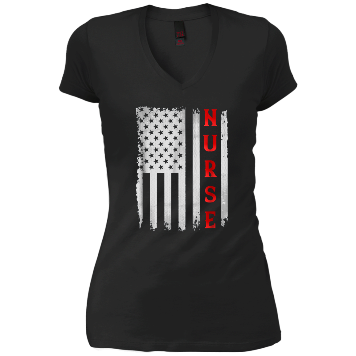 American Flag Nurse Gift T-Shirt