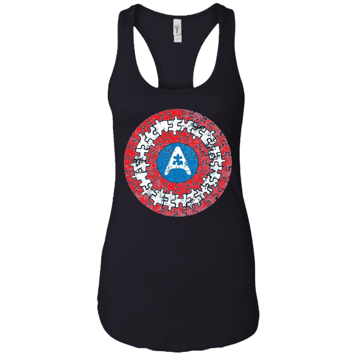 Autism Awareness Shirts Captain Autism Superhero Shield Tee