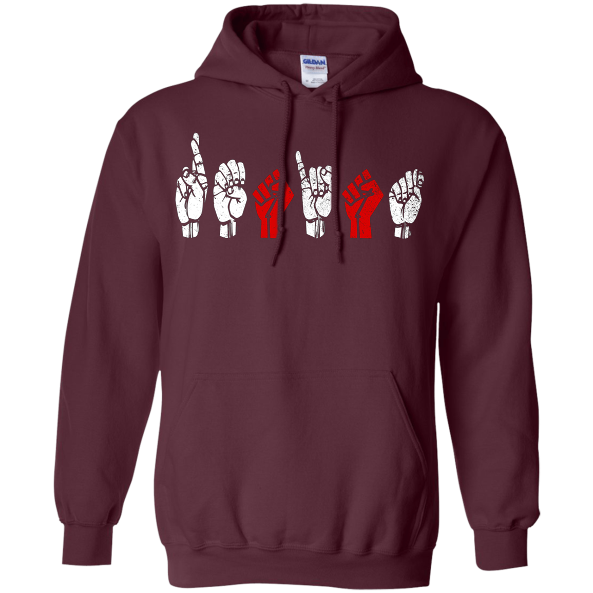 American Sign Language Resist long sleeve T shirt