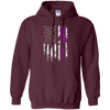Image of T-shirt Alzheimer, Chemise Grunge drapeau américain