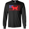 Image of 4th of July Tshirt - Funny Yorkshire Terrier American Flag