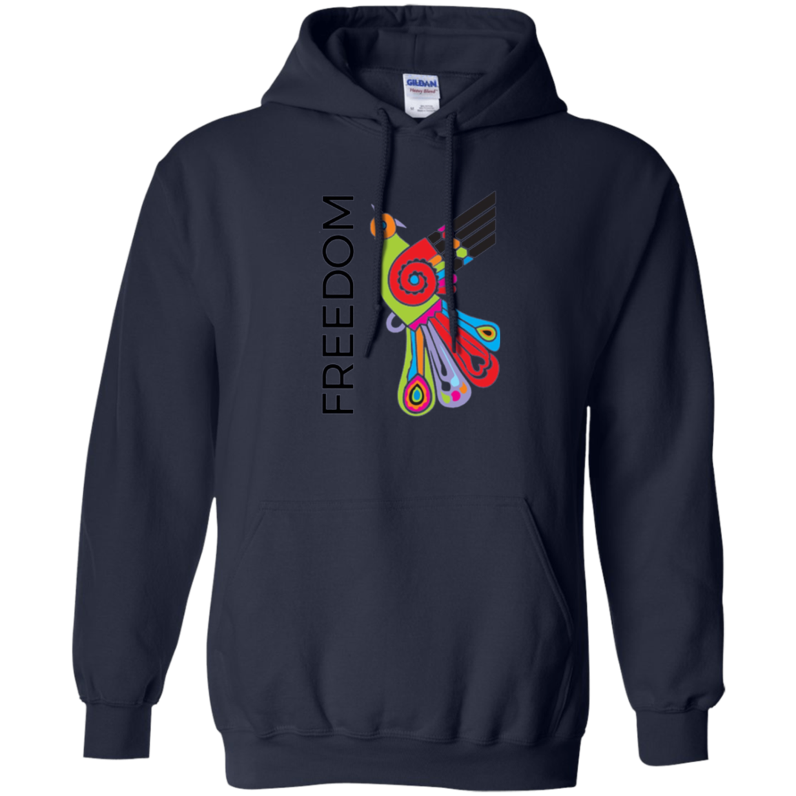 "Freedom" Bright Colorful Bird Diversity Unity T-Shirt