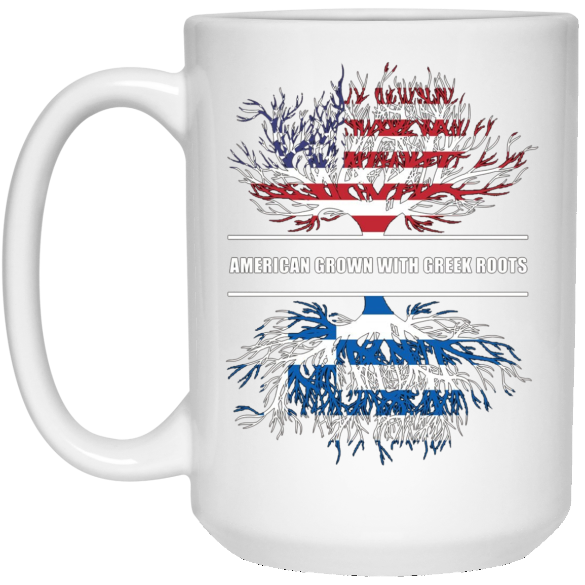 American Grown With Greek Roots T-Shirt Great Gift Tee