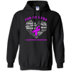 Image of Alzheimer's Awareness Shirt For My Hero Ribbon Heart Tee