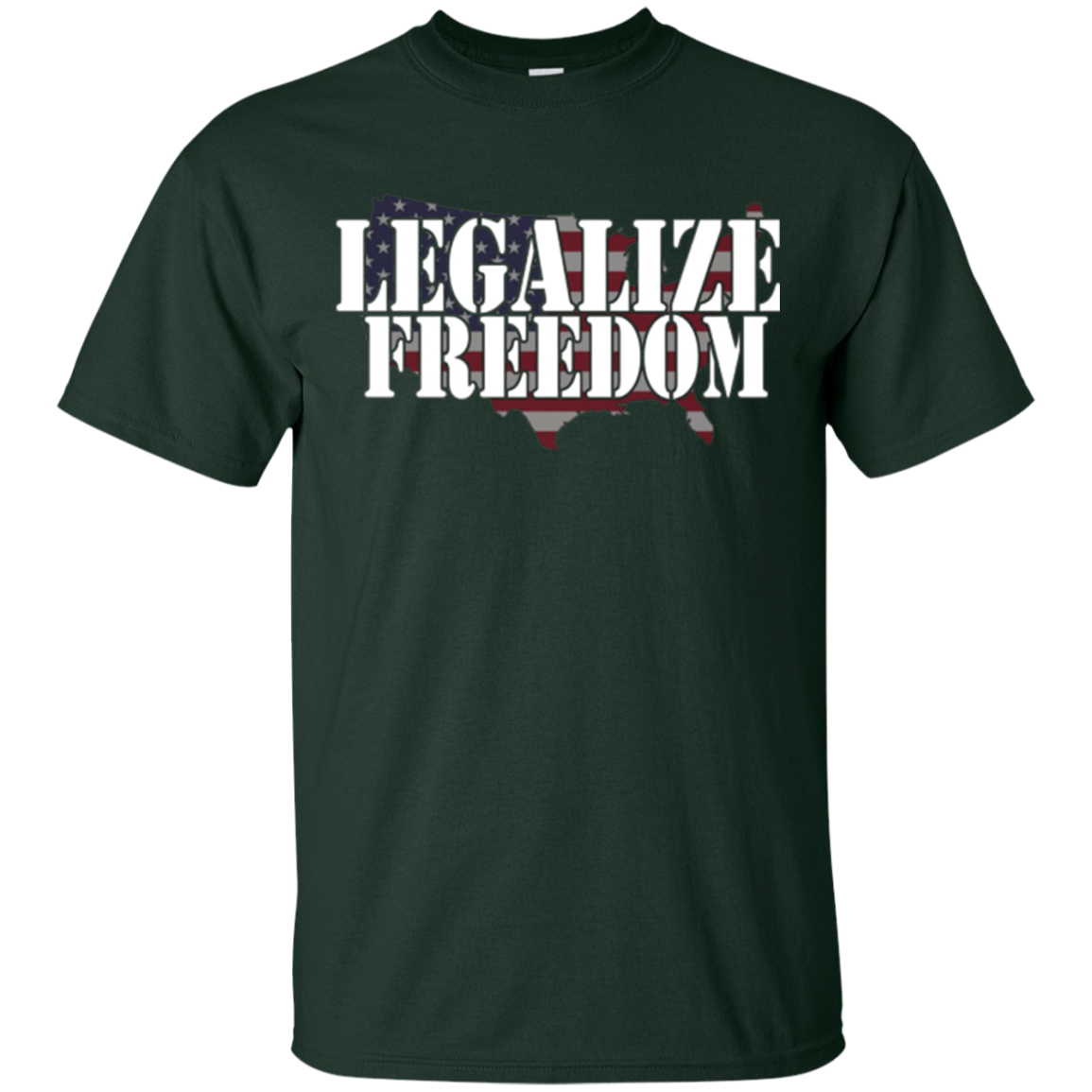 American Flag Legalize Freedom T-Shirt