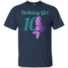 Image of 10th Birthday Girl Of Mermaid T-shirt 10 Years Old Mermaid