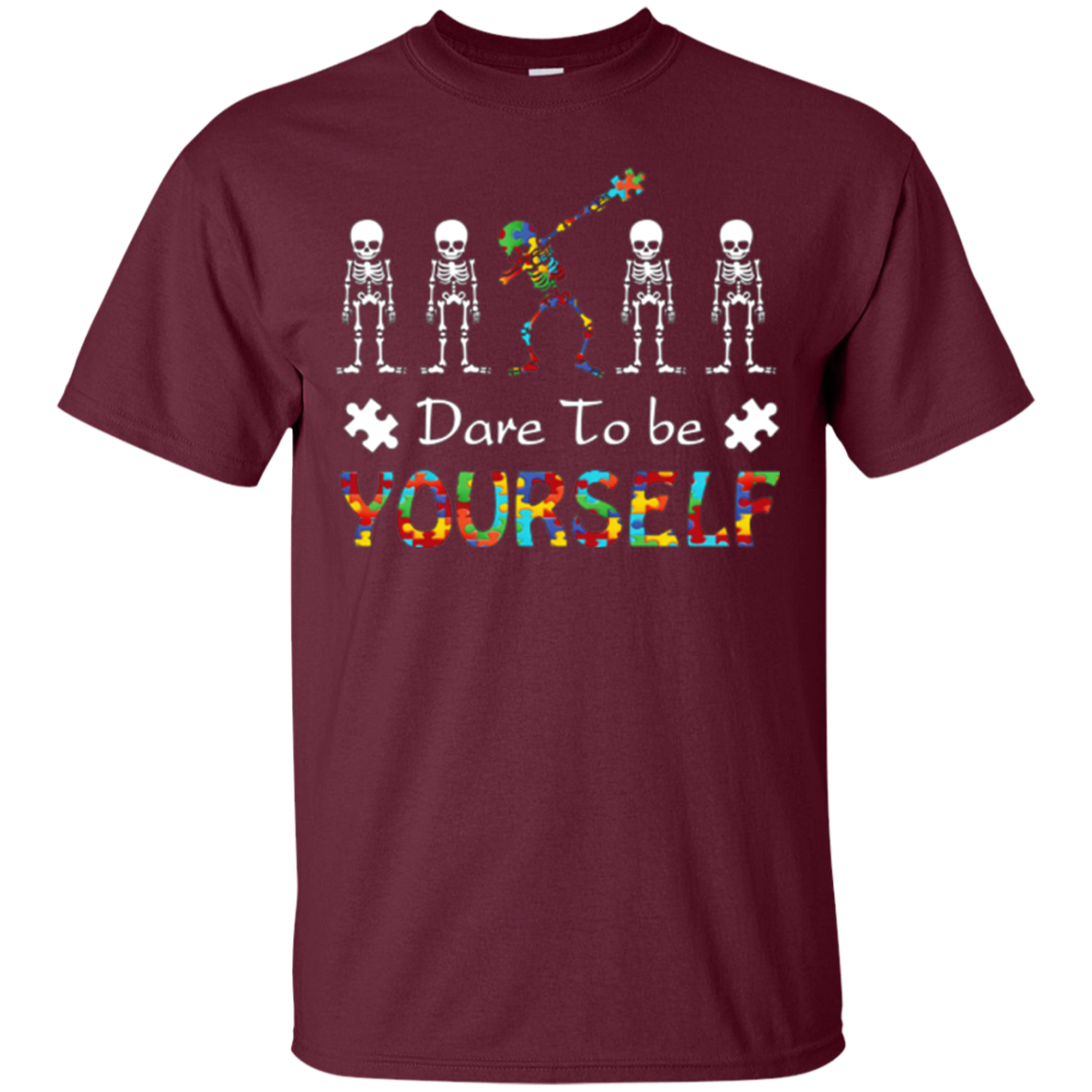 Autism Awareness Shirt For Boys Dare To Be Yourself Tee
