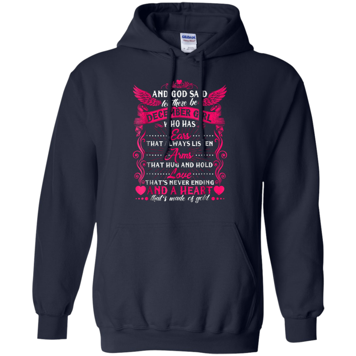 And God Said Let There Be December Girl T-shirt