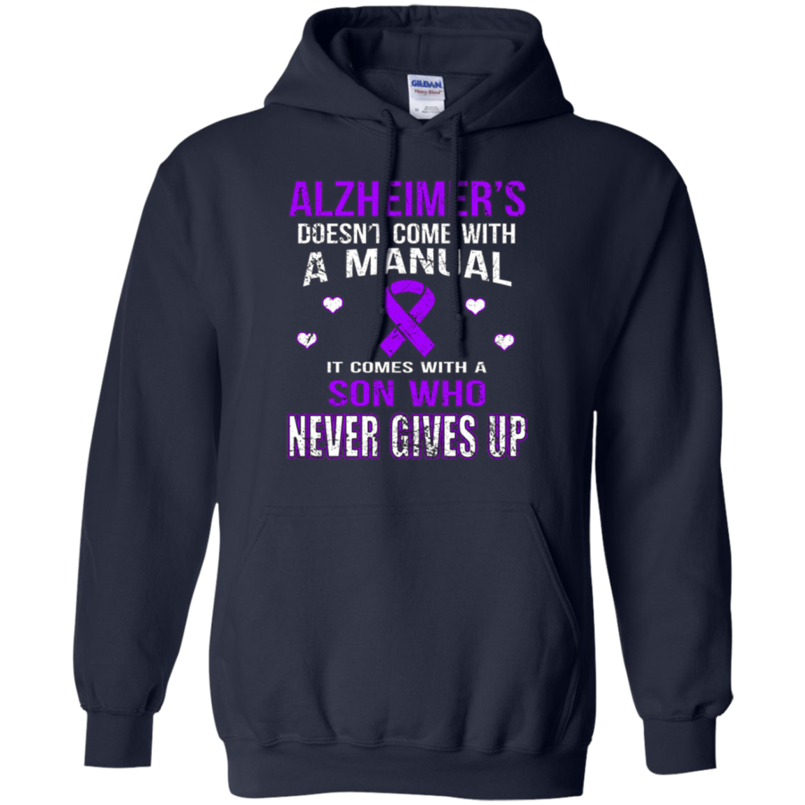 ALZHEIMER'S comes with a son who never gives up t shirt