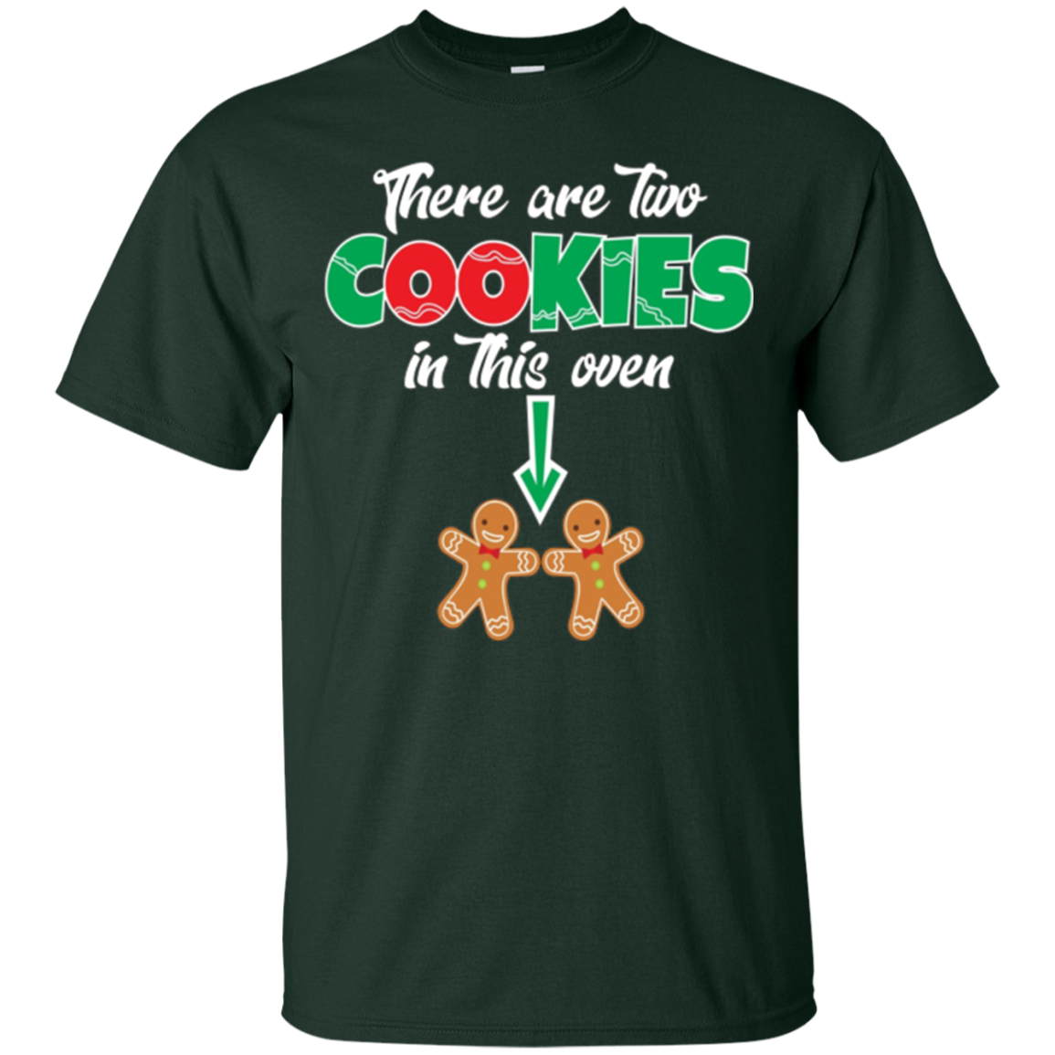 Christmas Twins Expecting Mom T-shirt Pregnant Wife Tee