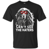 Image of La chemise de chien de meute afghane ne peut pas voir les amants de chien mignons Haters placer la balle sur le tee