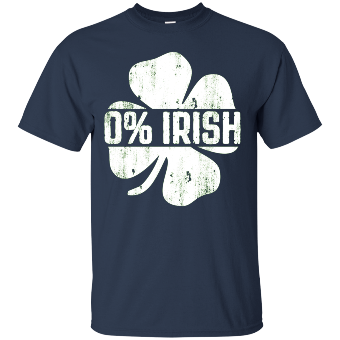 0% Irish T-Shirt Vintage St. Patrick Day Gift Shirt