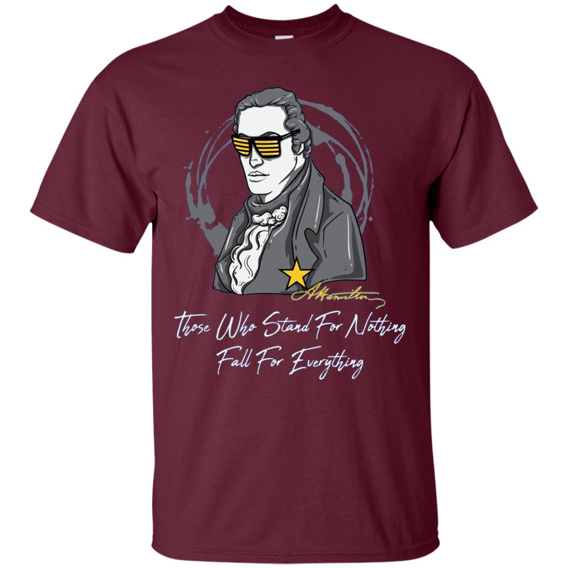 Alexander Hamilton Long Sleeve T-Shirt Founding Fathers USA