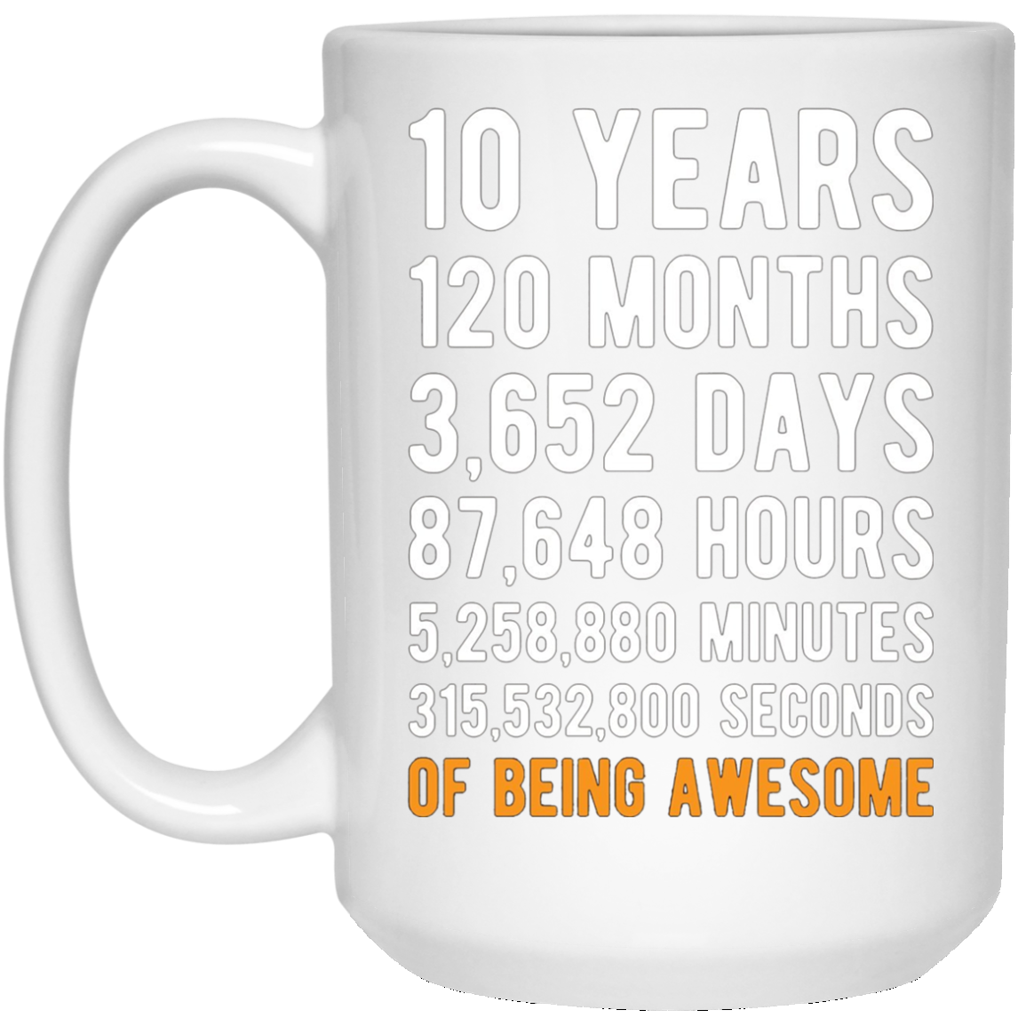 10th Birthday Gift T Shirt 10 Years Old Being Awesome Tee