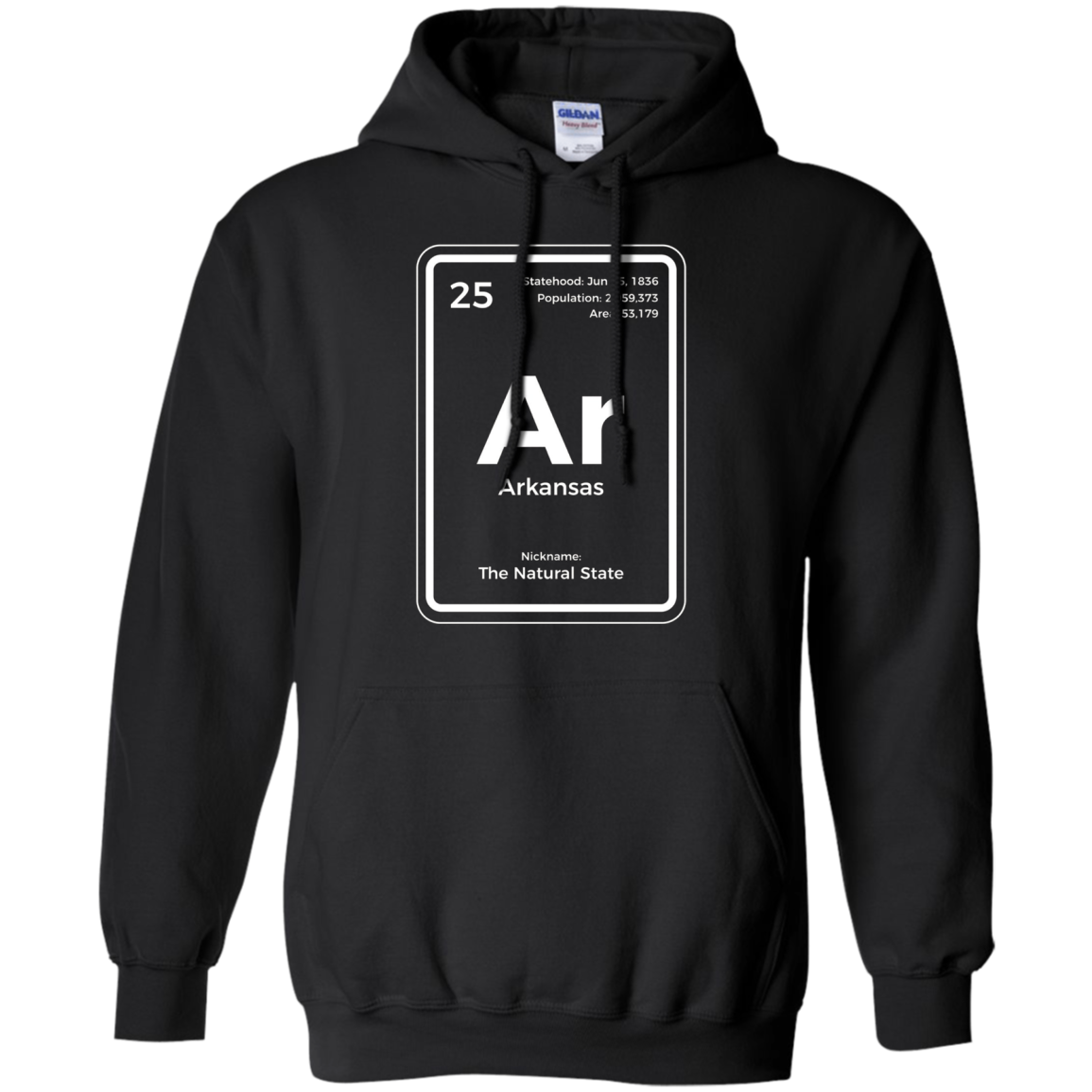 Arkansas T Shirt Periodic Table The Natural State