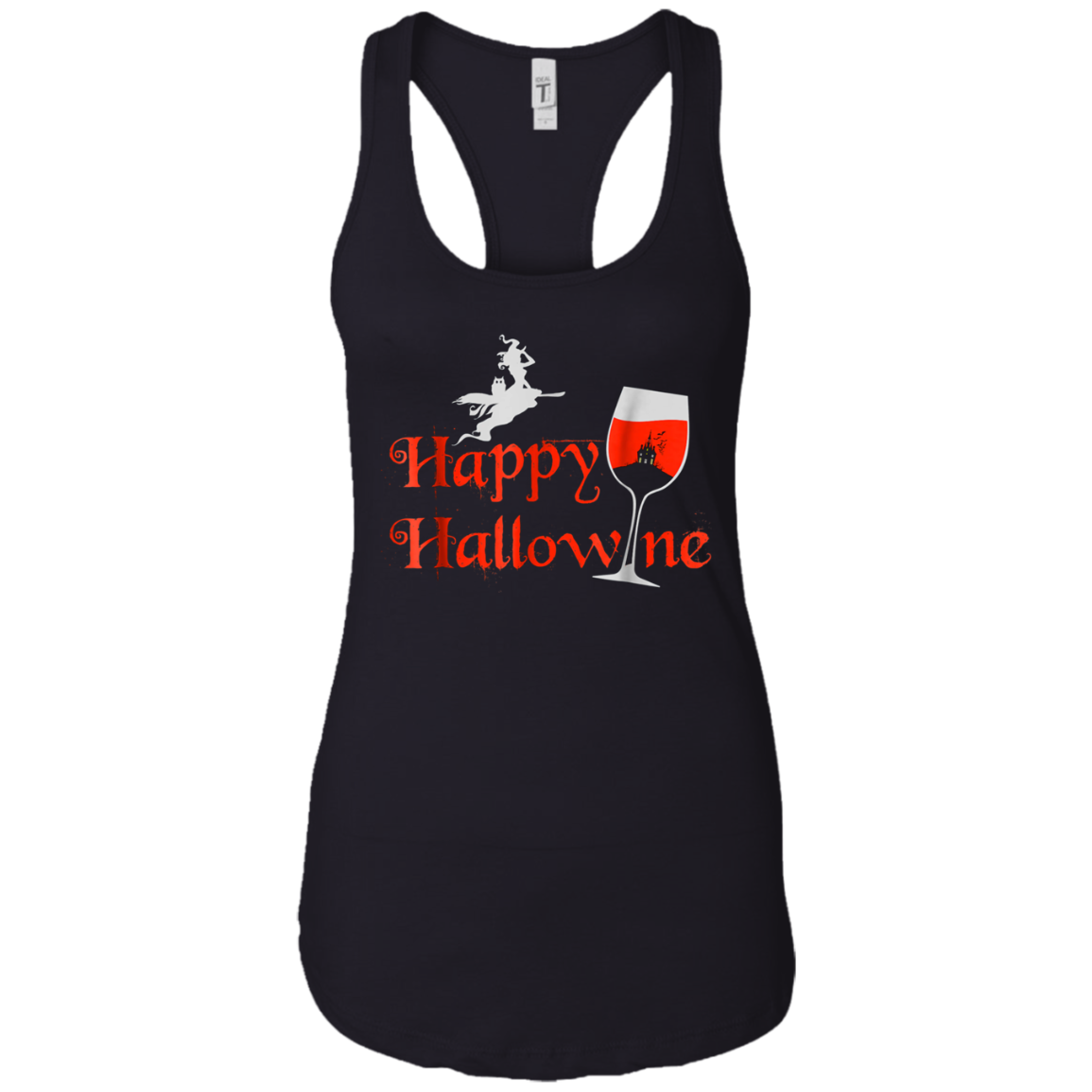 Funny Halloween Wine Tshirt, Happy Hallowine, for Men Women