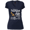 Image of Without A Trumpet Life Would Be Flat Musician T-Shirt