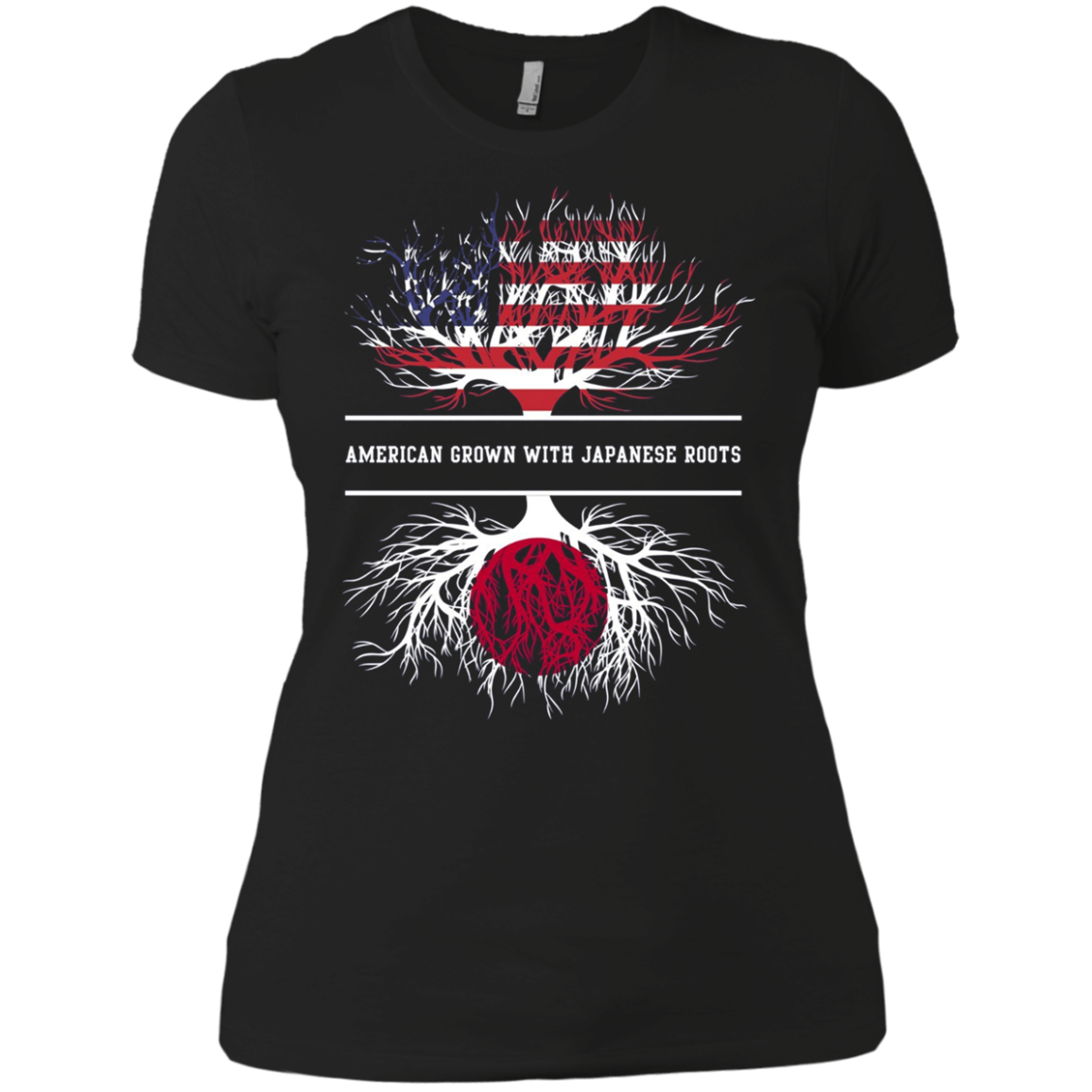 American Grown With Japanese Roots T-Shirt Japan Tee