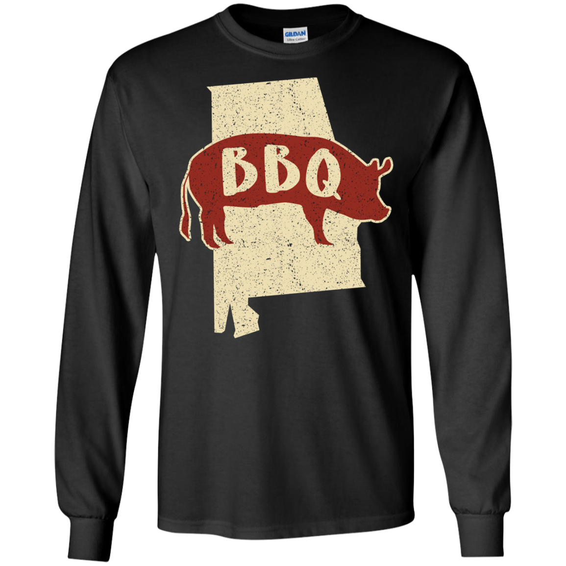 Alabama BBQ Sauce Barbecue Chef Shirt : Funny Meat Cook