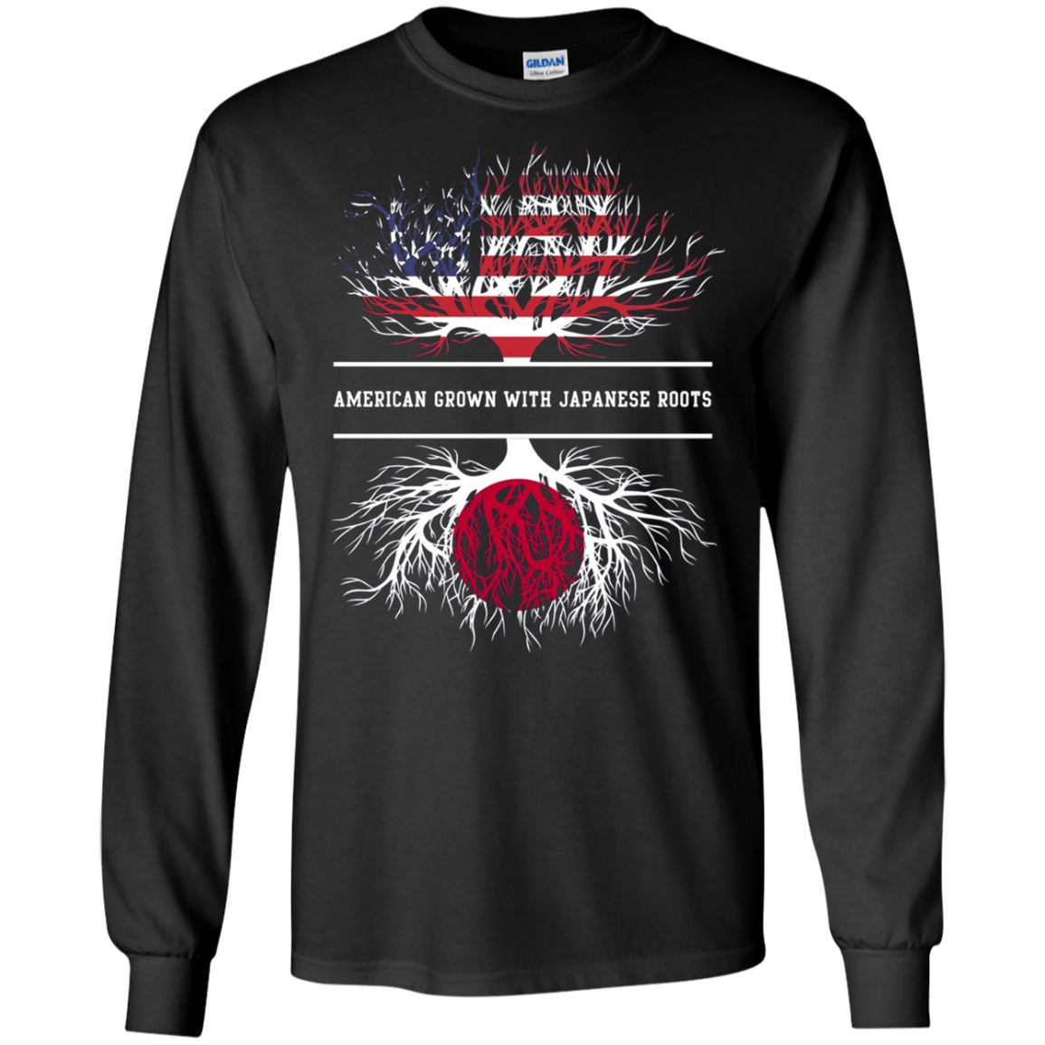 American Grown With Japanese Roots T-Shirt Japan Tee