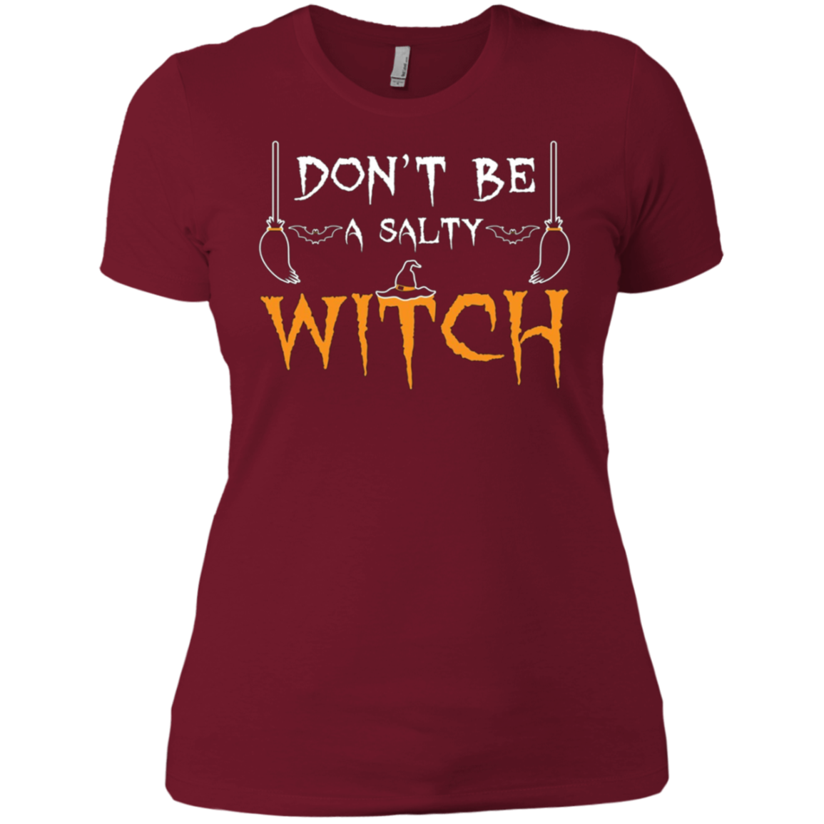Adult Halloween Shirts - Funny Don't Be A Salty Witch TShirt