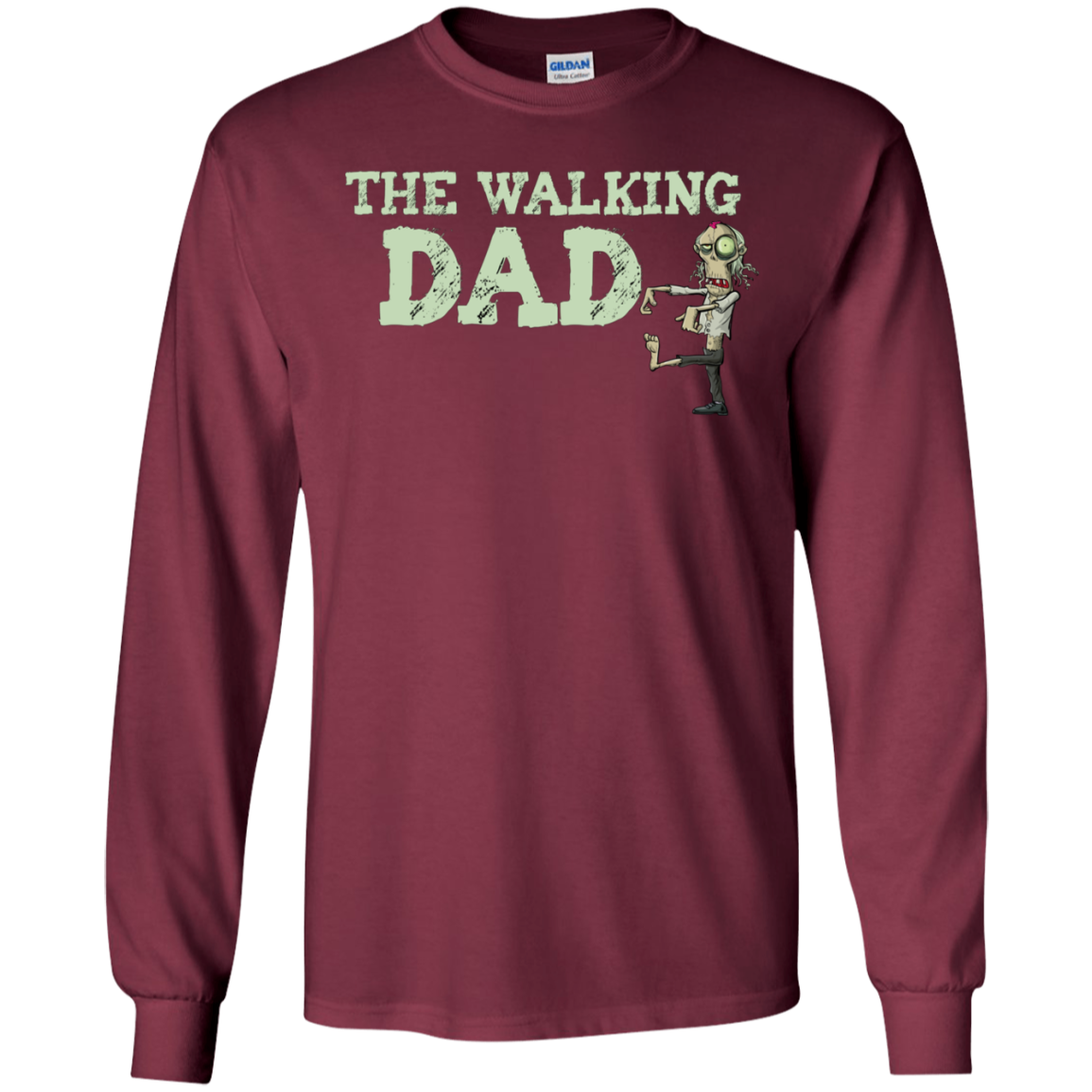 Funny Halloween Zombie Dad long-sleeved T-Shirt