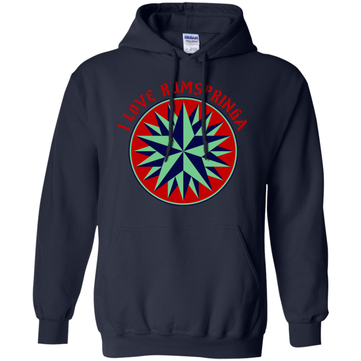 Amish - I Love Rumspringa Hex Sign Star 1- Fun Ls T-Shirt